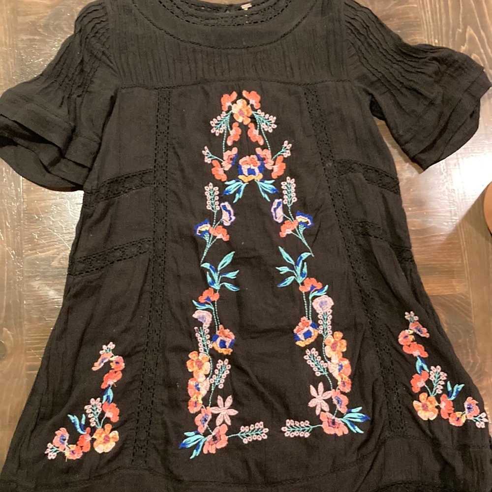 Free people embroidered dress